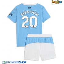 Maglie da calcio Manchester City Bernardo Silva #20 Prima Maglia Bambino 2025-26 Manica Corta + Pantaloni corti)